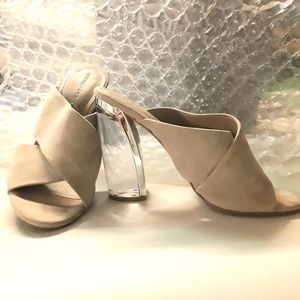 KENDALL + KYLIE (Kardashian) Jenner Suede Slip-ons with Lucite…